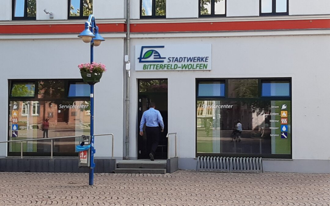 Servicecenter Burgstraße 37, OT Stadt Bitterfeld wieder geöffnet