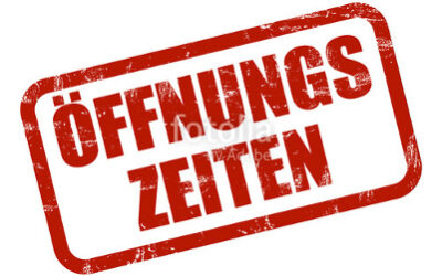 Abweichende Öffnungszeiten aufgrund der bevorstehenden Feiertage